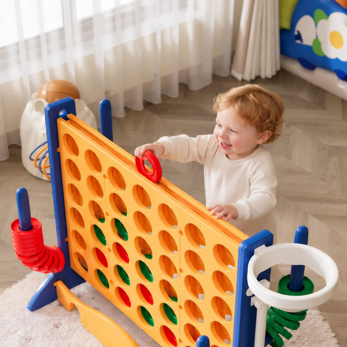 四子連線遊戲架